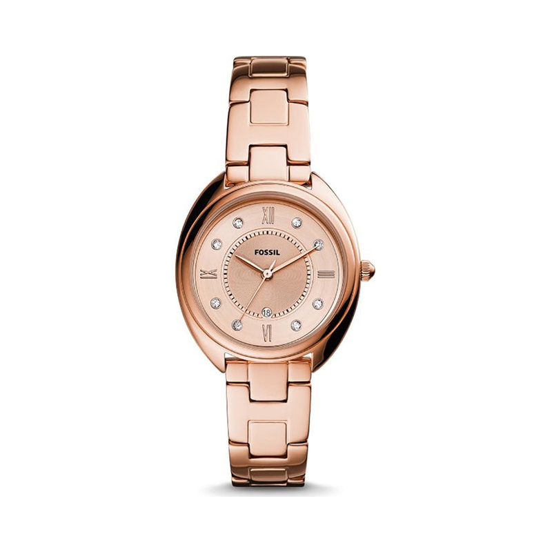 Fossil Analog Women’s Watch Gold Plated Metal Bracelet – ES5070