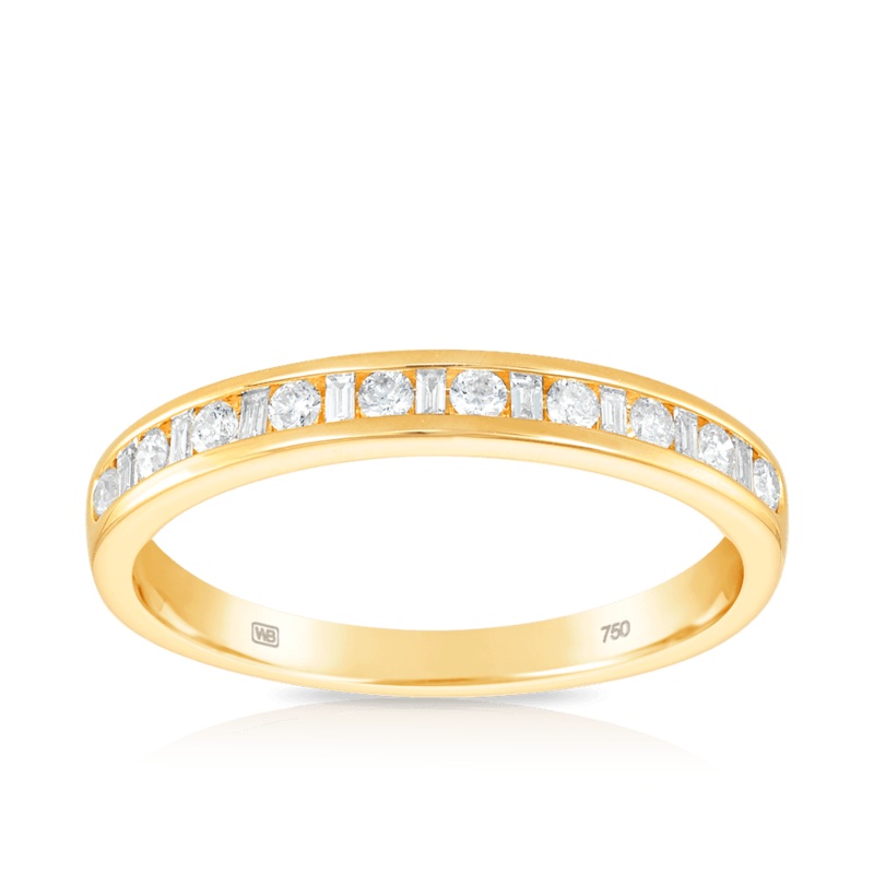 0.25ct TW Diamond Wedding & Anniversary Band in 18ct Yellow Gold