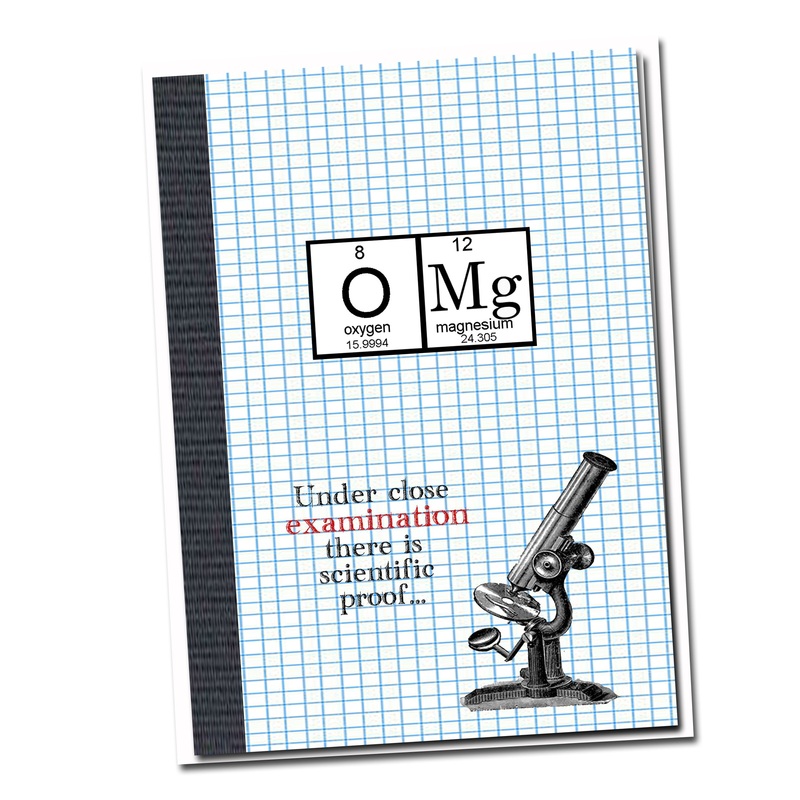 Under close examination there is scientific proof…  Geek themed Birthday card.